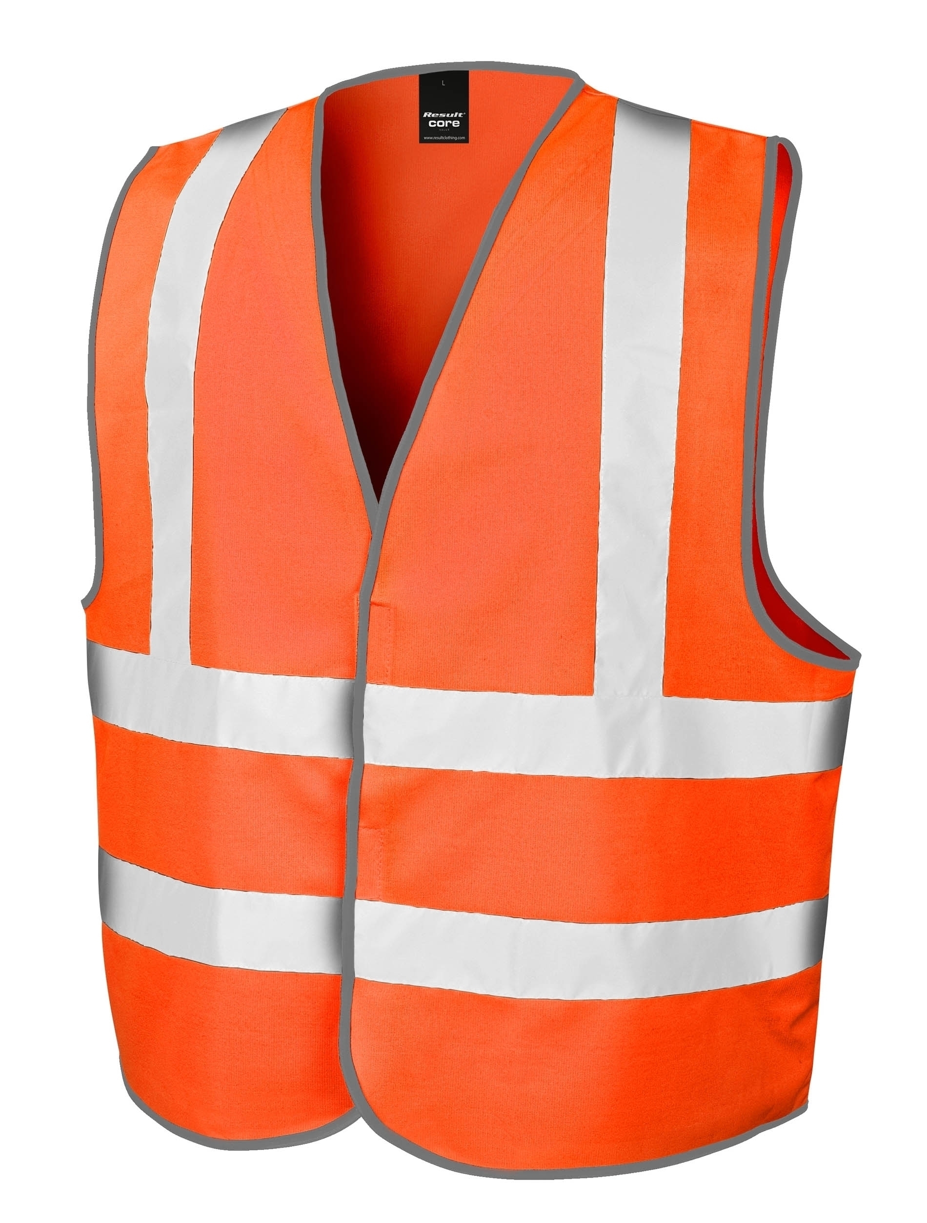 Gilet de sécurité High Viz Motorway Fluorescent Orange imprimé et