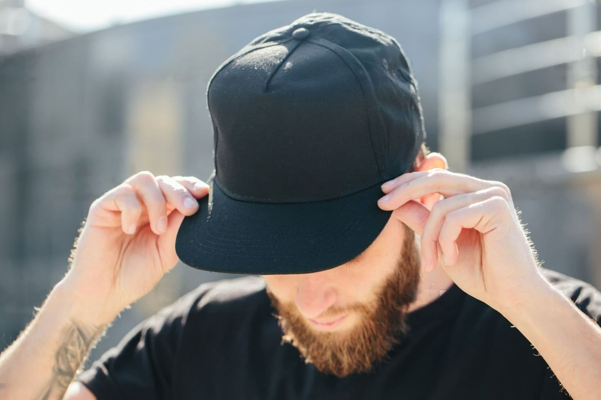casquette personalisee noir Crafters