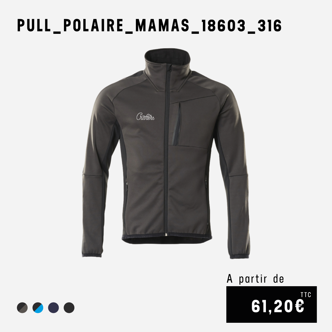pull polaire personnalisable paysagiste