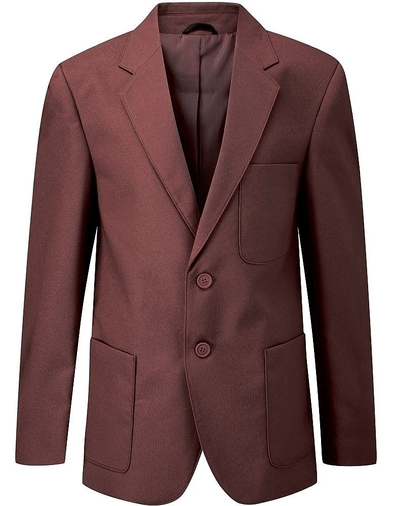 VISCOUNT BOYS BLAZER - ZIP ENTRY MAROON Bordeaux, à personnaliser avec le logo de votre club. VISCOUNT BOYS BLAZER - ZIP ENTRY MAROON Bordeaux