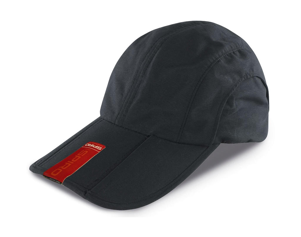 Fold Up Baseball Cap Black Noir, à personnaliser avec le logo de votre club. Fold Up Baseball Cap Black Noir