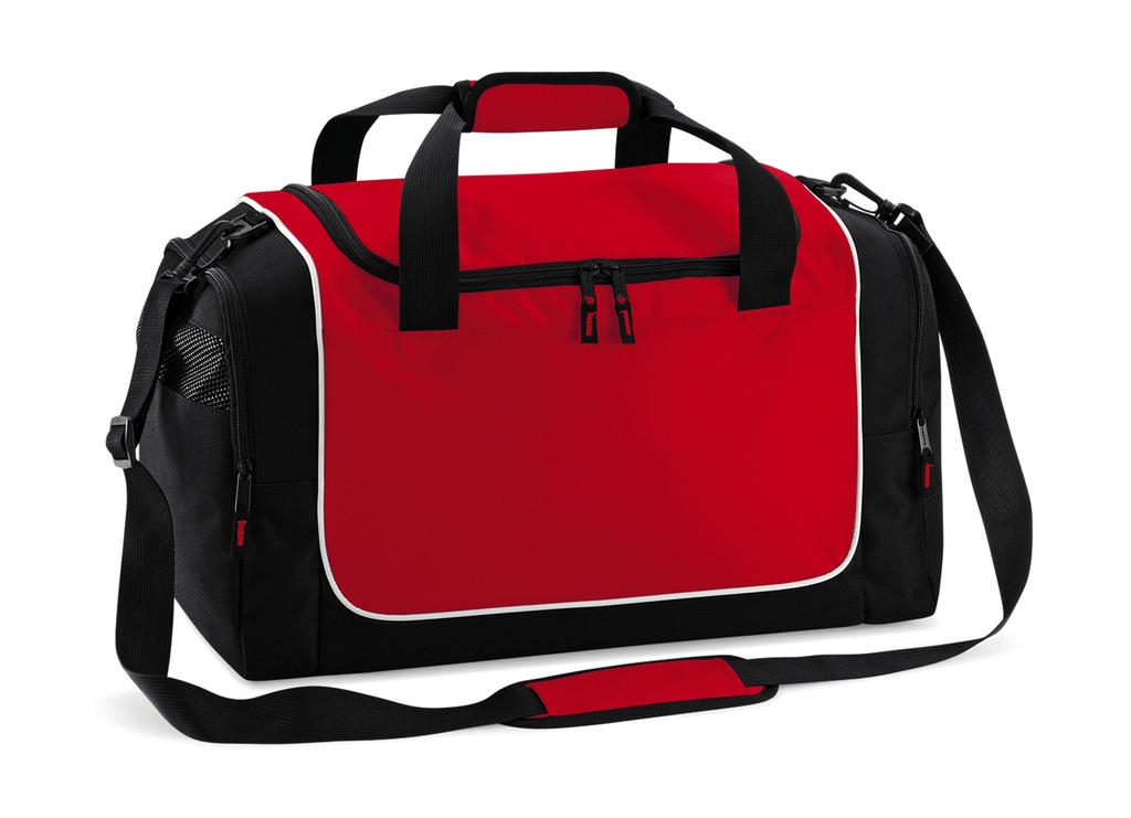 Locker Bag Classic Red/Black/White Rouge, à personnaliser avec le logo de votre club. Locker Bag Classic Red/Black/White Rouge