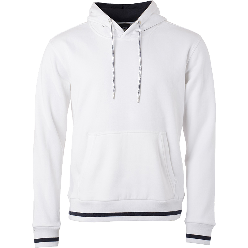 Sweat-shirt capuche Homme - blanc/marine imprimé et personnalisé pour votre  entreprise - Crafters