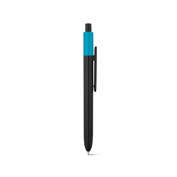 KIWU Metallic. Stylo en ABS avec finition brillante et partie supérieure laquée avec finition métallisée. Bleu clair Bleu, à personnaliser avec le logo de votre club. KIWU Metallic. Stylo en ABS avec finition brillante et partie supérieure laquée avec finition métallisée. Bleu clair Bleu
