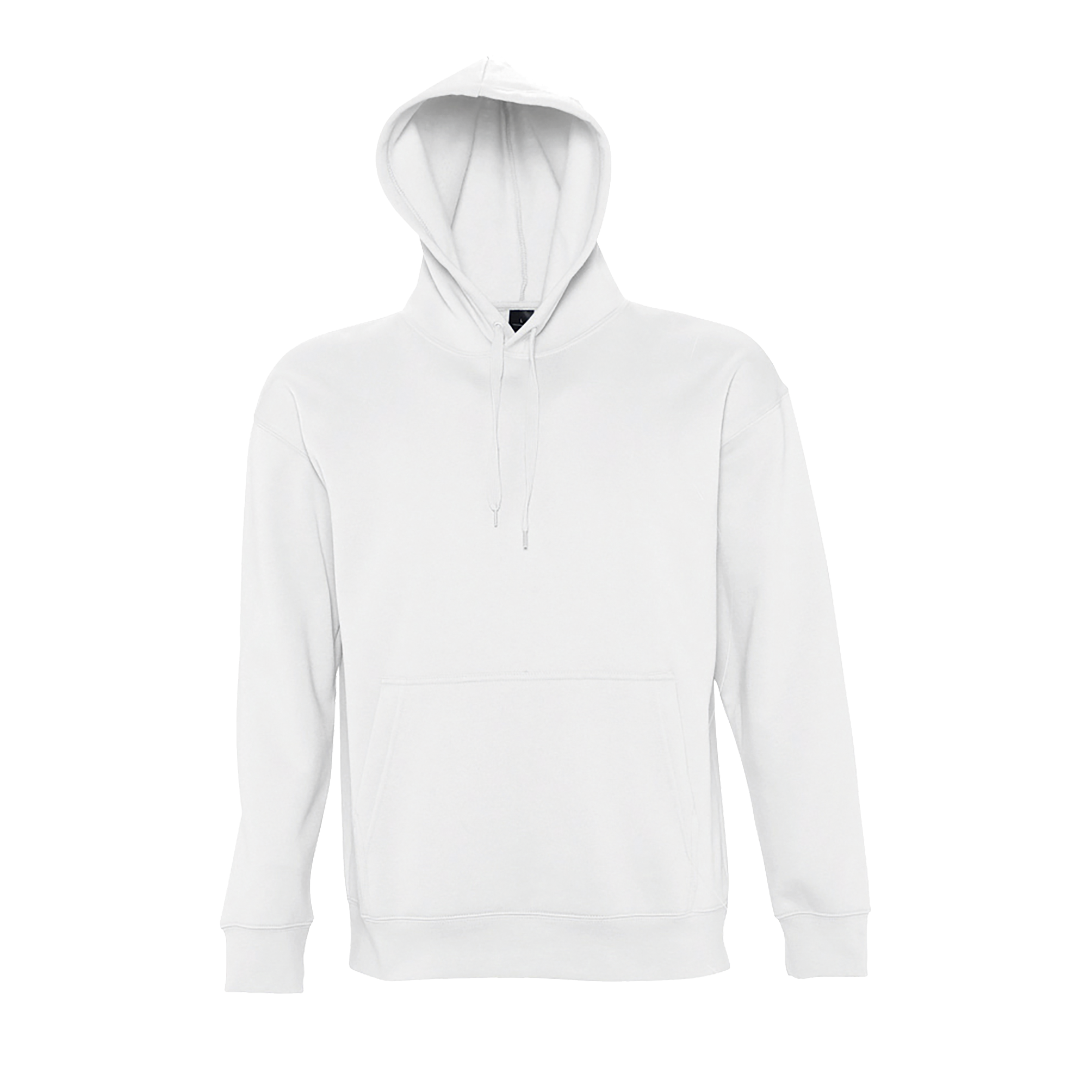 SWEAT-SHIRT UNISEXE À CAPUCHE SLAM Blanc Blanc, à personnaliser avec le logo de votre club. SWEAT-SHIRT UNISEXE À CAPUCHE SLAM Blanc Blanc