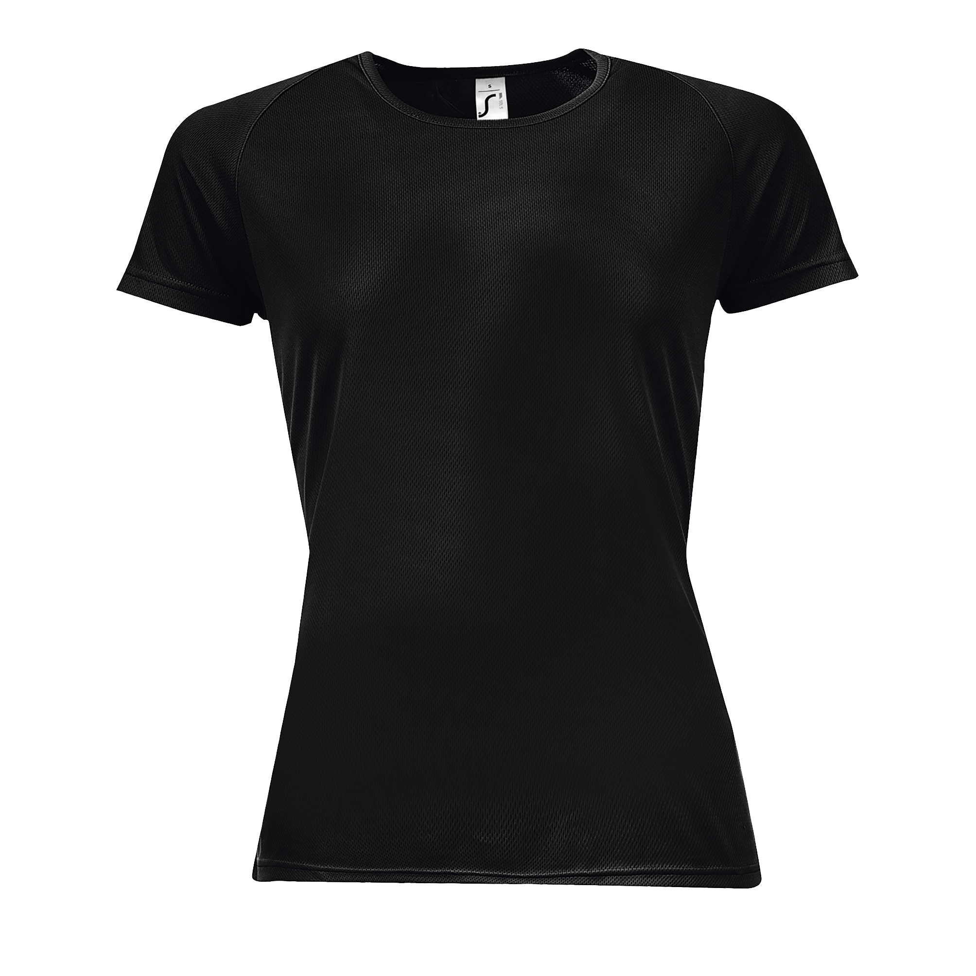 TEE-SHIRT FEMME MANCHES RAGLAN SPORTY WOMEN Noir Noir           