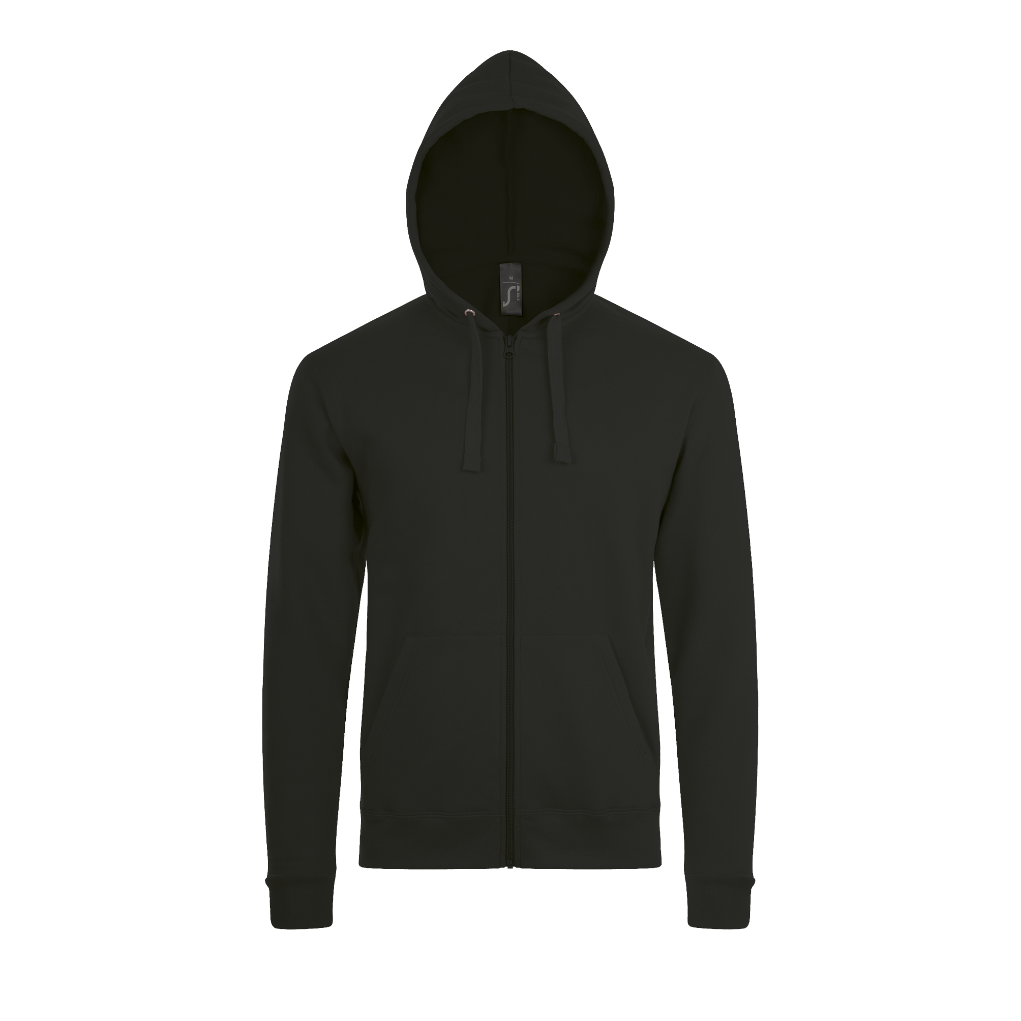 VESTE ZIPPÉE À CAPUCHE UNISEXE STONE Noir Noir , à personnaliser avec le logo de votre club. VESTE ZIPPÉE À CAPUCHE UNISEXE STONE Noir Noir