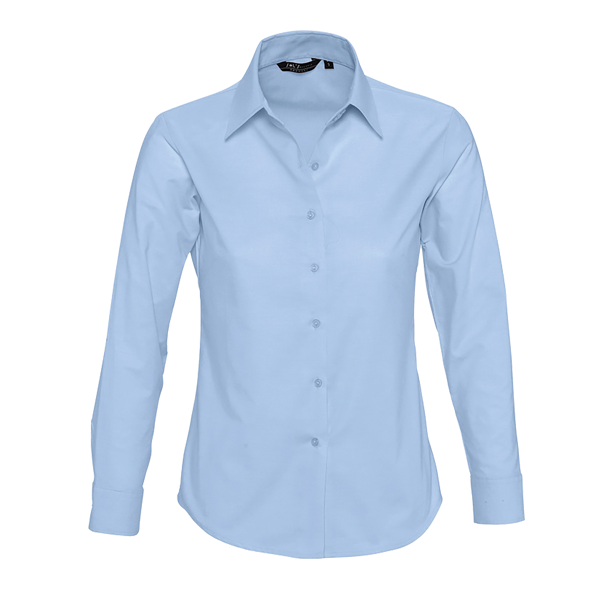 CHEMISE FEMME OXFORD MANCHES LONGUES EMBASSY Ciel Bleu           
