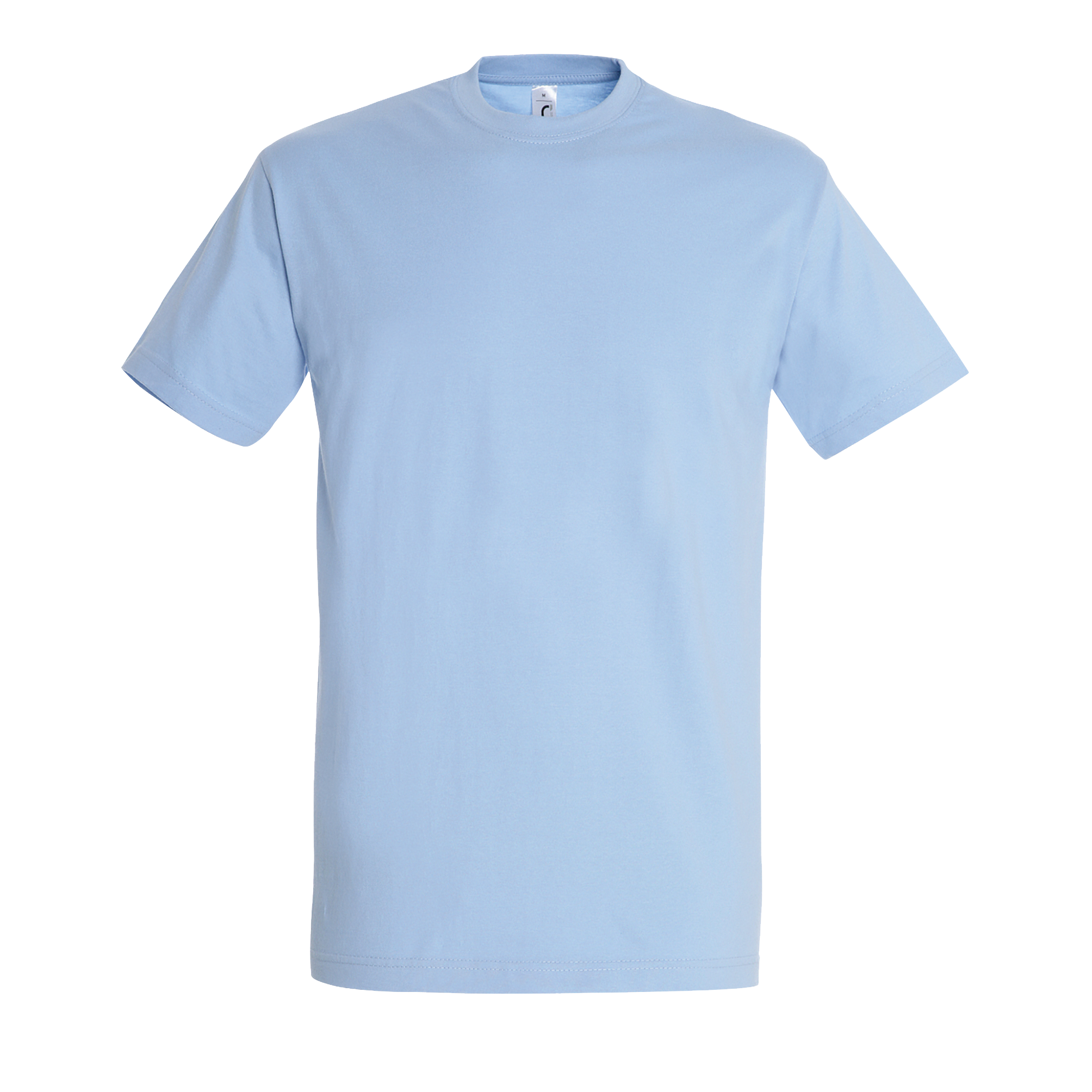 TEE-SHIRT HOMME COL ROND IMPERIAL Ciel Bleu , à personnaliser avec le logo de votre club. TEE-SHIRT HOMME COL ROND IMPERIAL Ciel Bleu