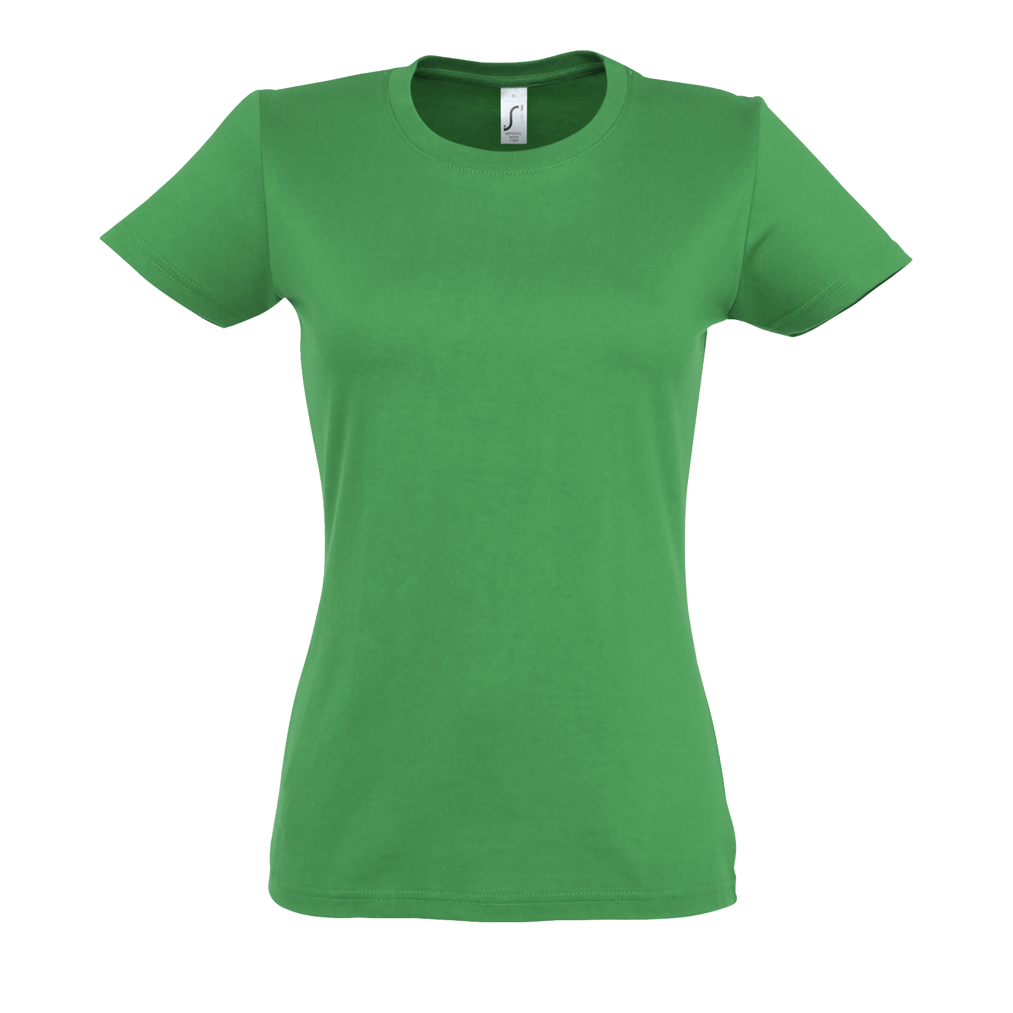 TEE-SHIRT FEMME COL ROND IMPERIAL WOMEN Vert prairie Vert           