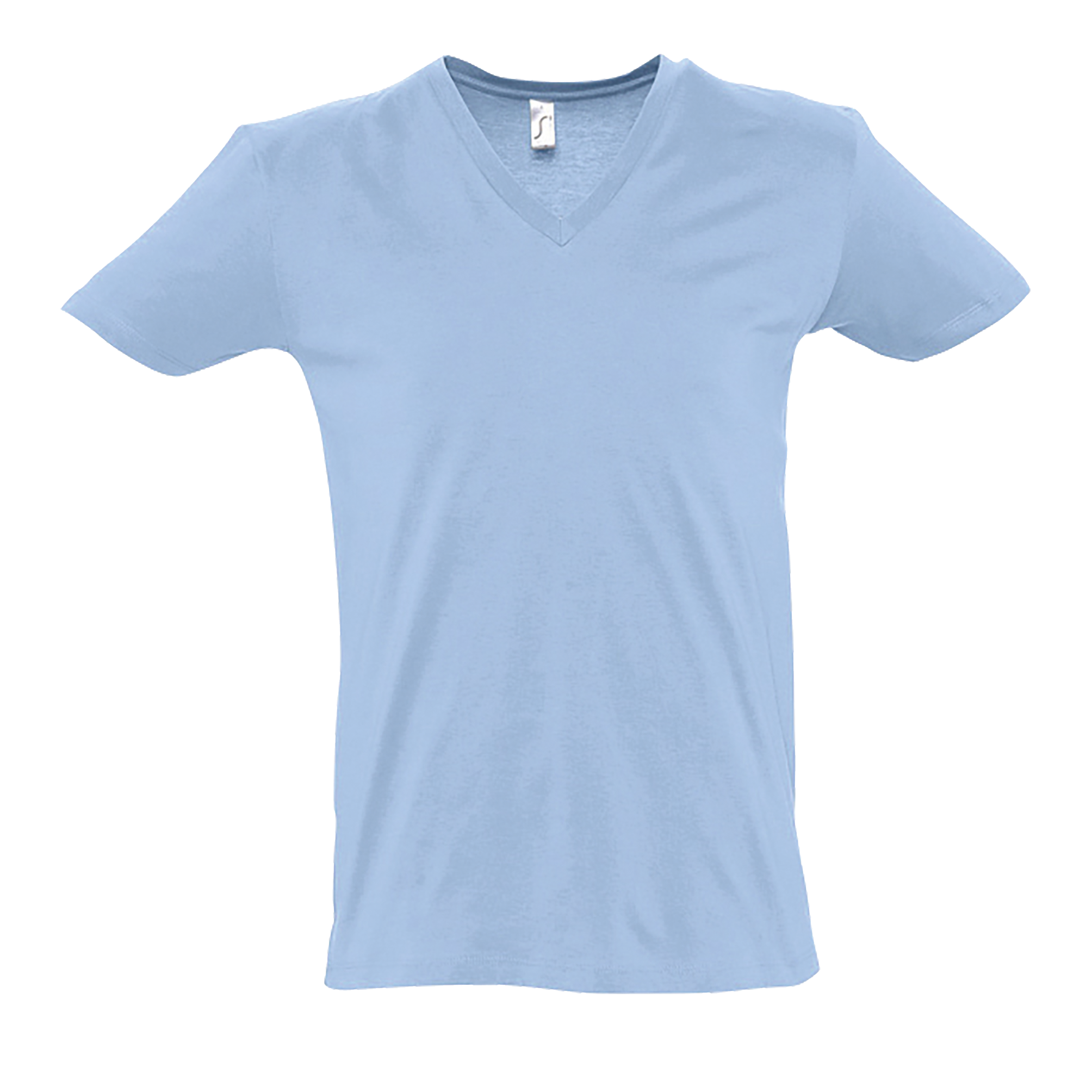 TEE-SHIRT HOMME COL “V’’ PROFOND MASTER Ciel Bleu           