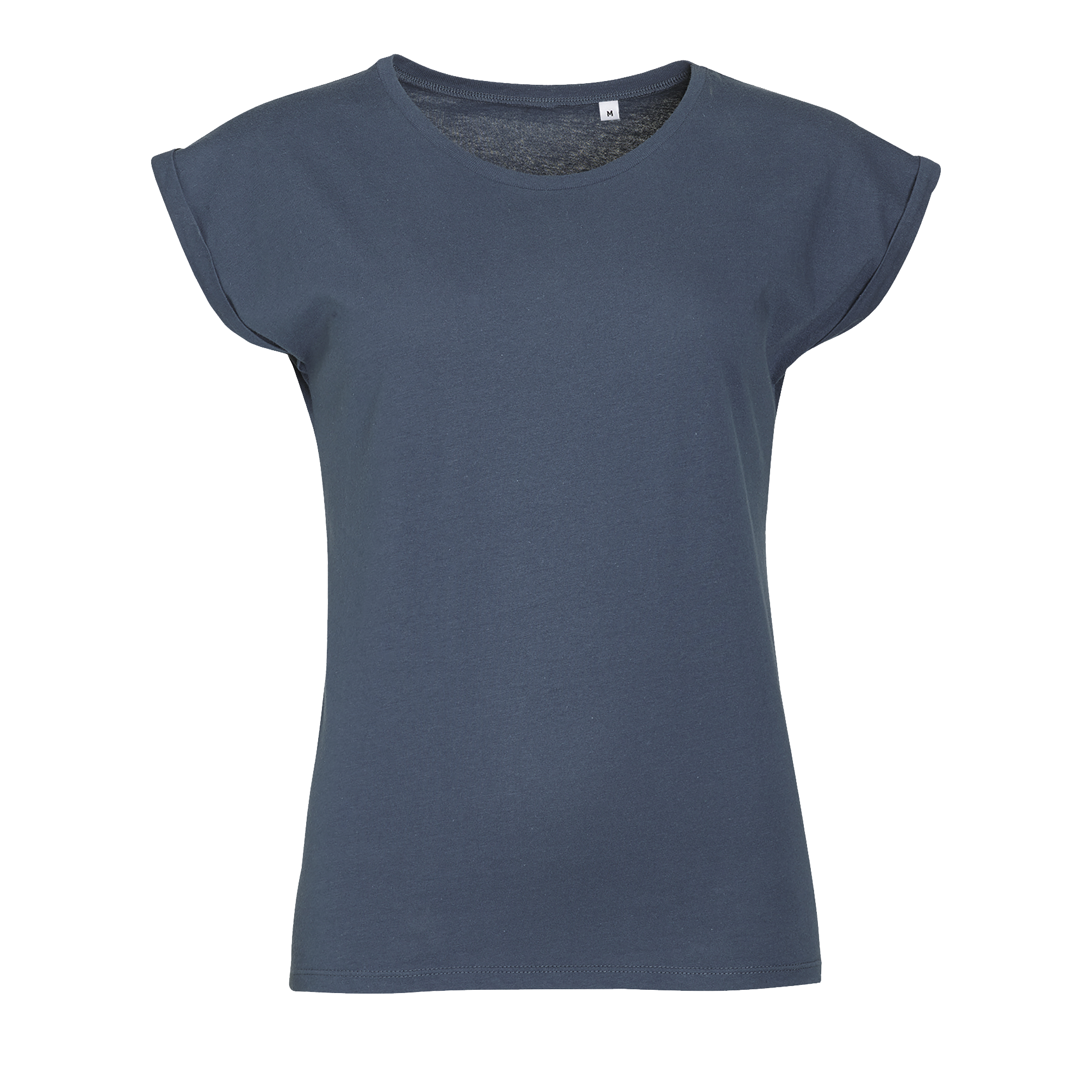 TEE-SHIRT FEMME COL ROND MELBA Denim Bleu           , à personnaliser avec le logo de votre club. TEE-SHIRT FEMME COL ROND MELBA Denim Bleu
