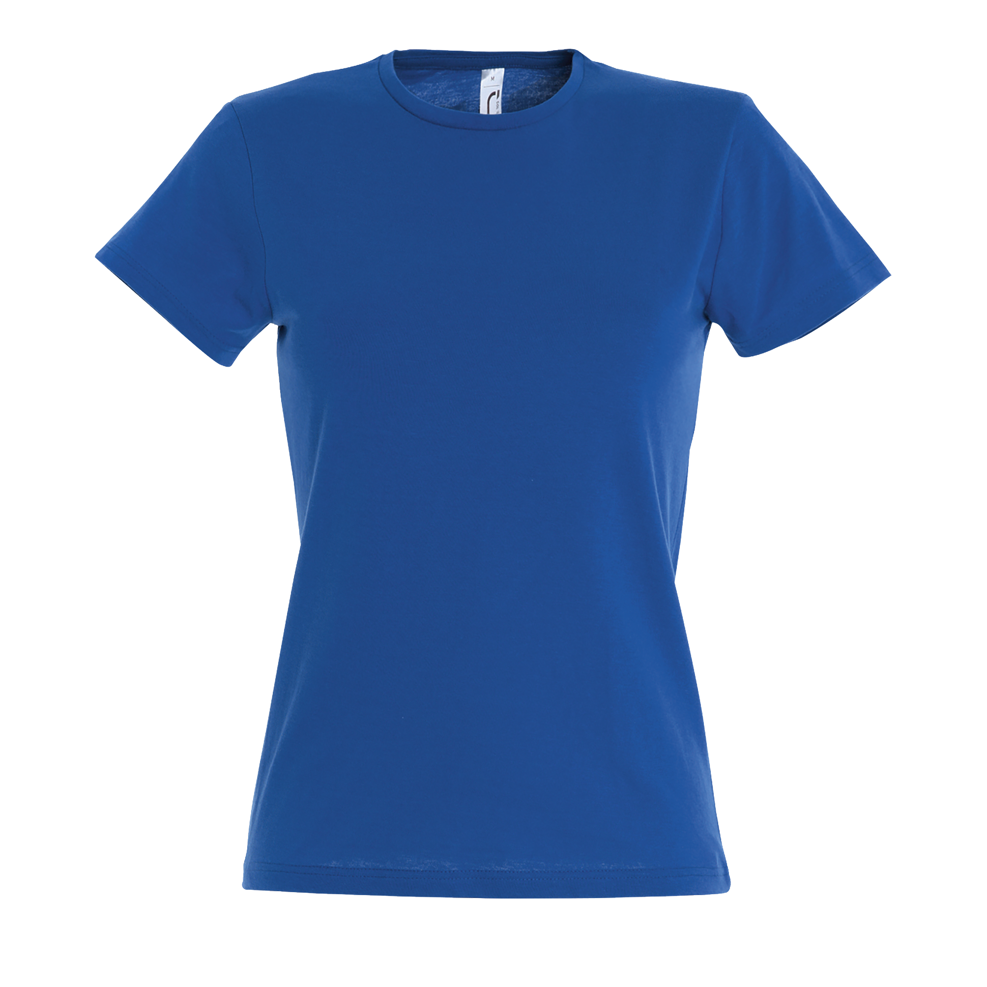 TEE-SHIRT FEMME MISS Royal Bleu , à personnaliser avec le logo de votre club. TEE-SHIRT FEMME MISS Royal Bleu