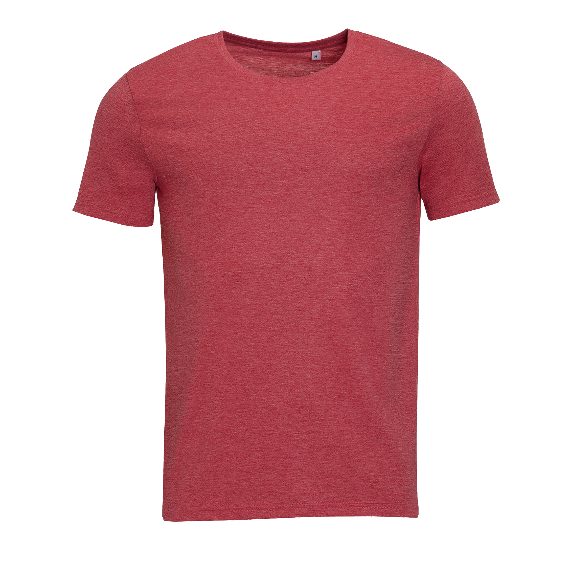 TEE-SHIRT HOMME COL ROND MIXED MEN Rouge chin Rouge