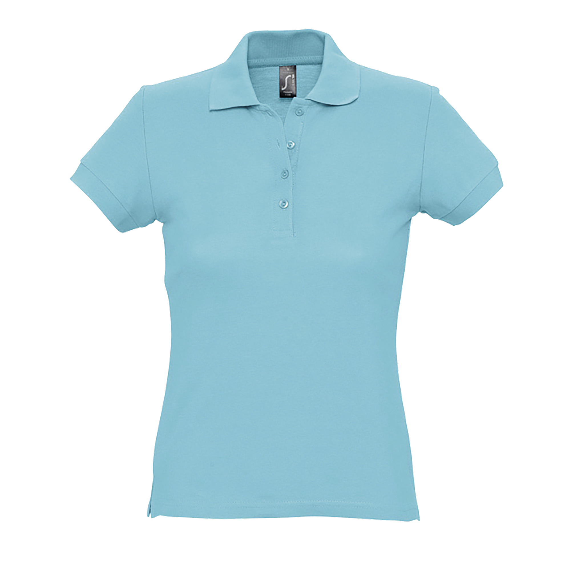 POLO FEMME PASSION Bleu atoll Bleu , à personnaliser avec le logo de votre club. POLO FEMME PASSION Bleu atoll Bleu