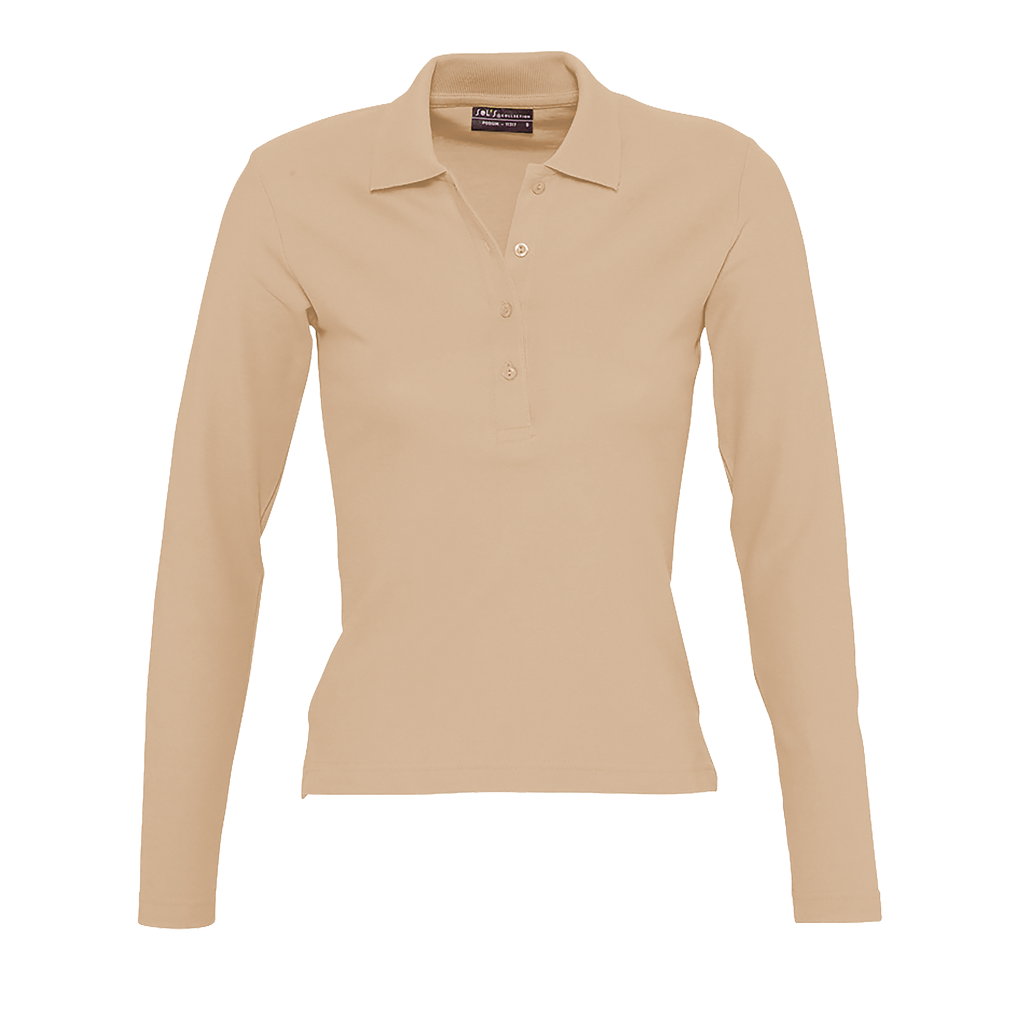 POLO FEMME PODIUM Sable Beige          , à personnaliser avec le logo de votre club. POLO FEMME PODIUM Sable Beige