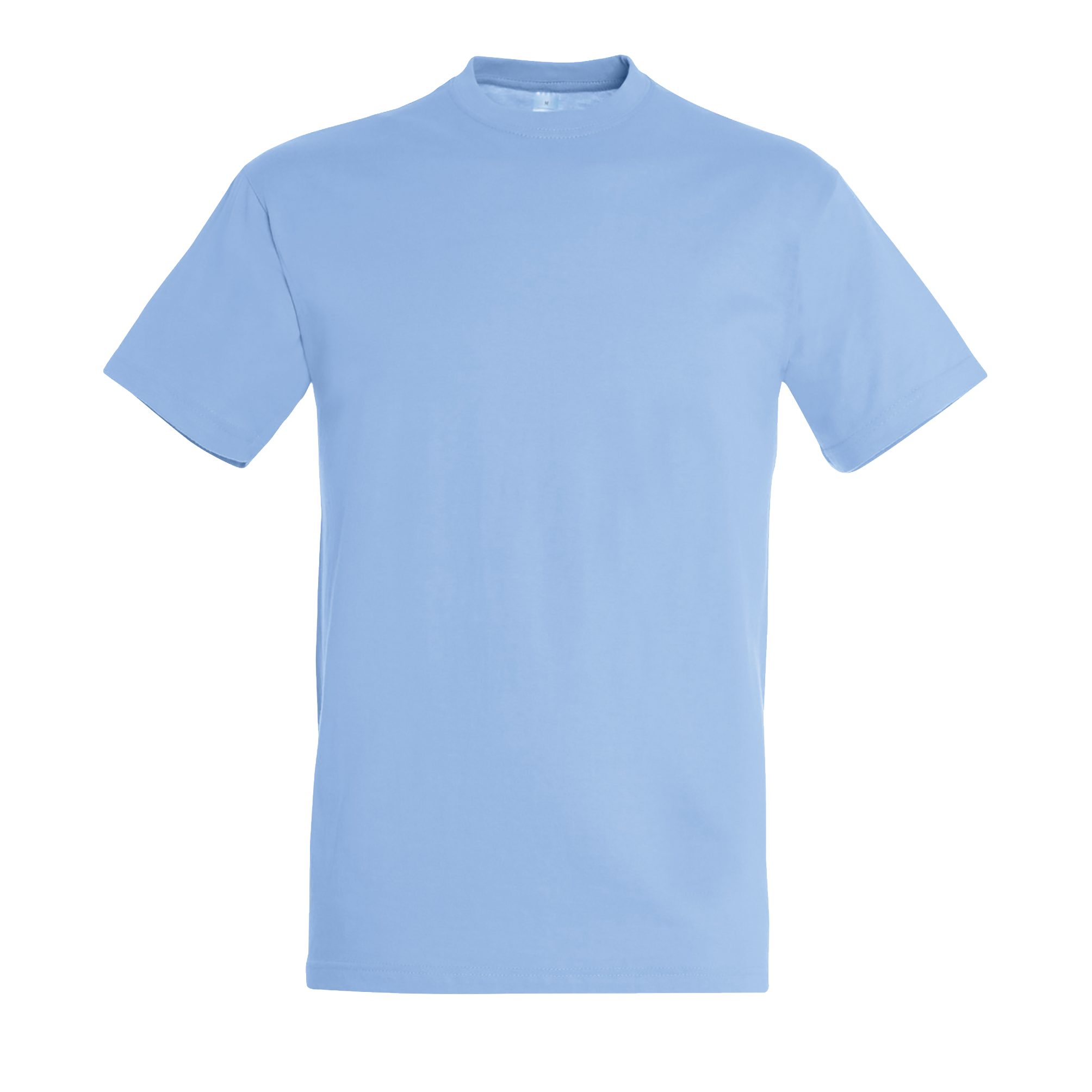 TEE-SHIRT UNISEXE COL ROND REGENT Ciel Bleu           , à personnaliser avec le logo de votre club. TEE-SHIRT UNISEXE COL ROND REGENT Ciel Bleu