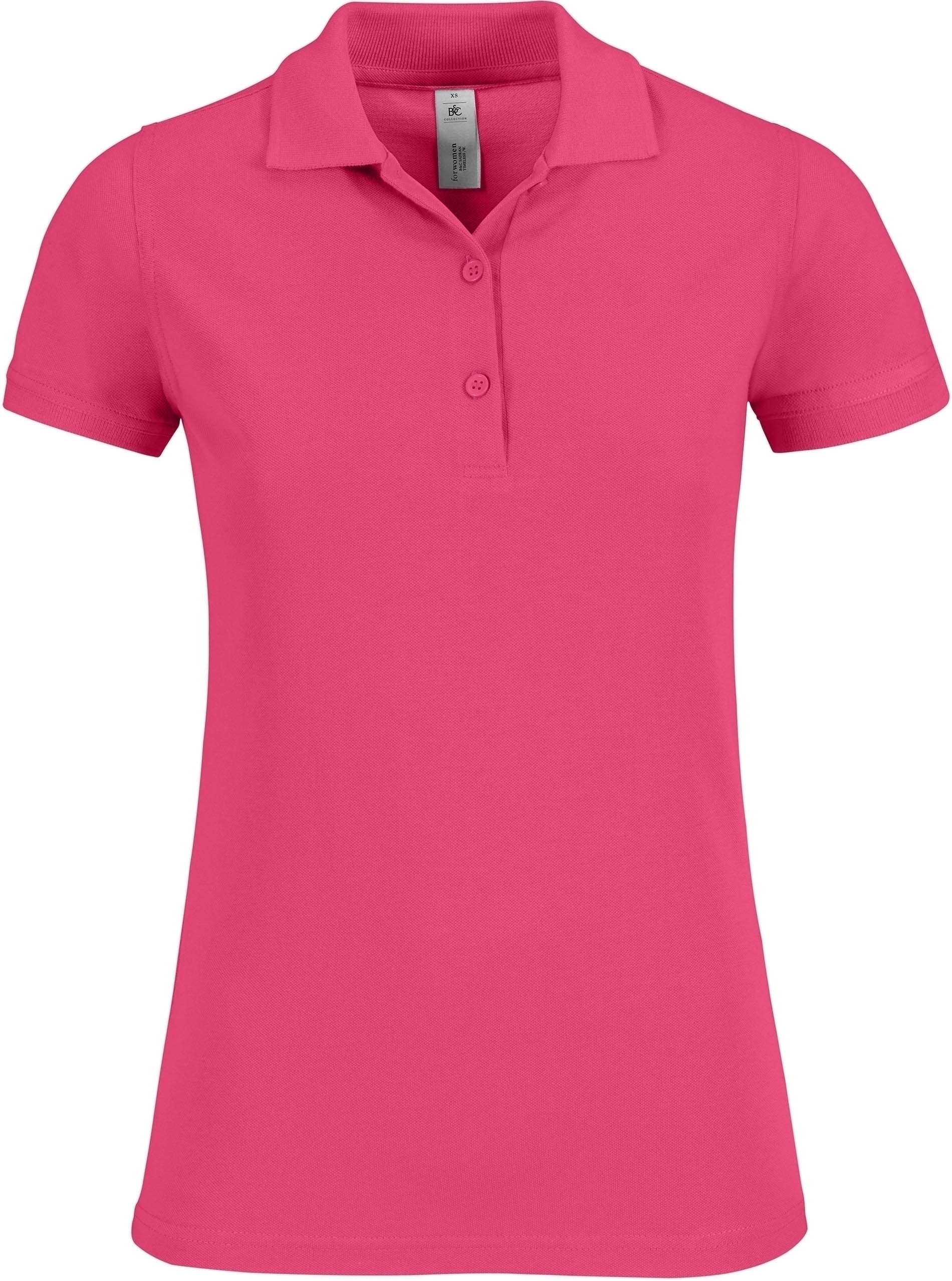 Polo femme Safran Timeless Fuchsia Rose, à personnaliser avec le logo de votre club. Polo femme Safran Timeless Fuchsia Rose