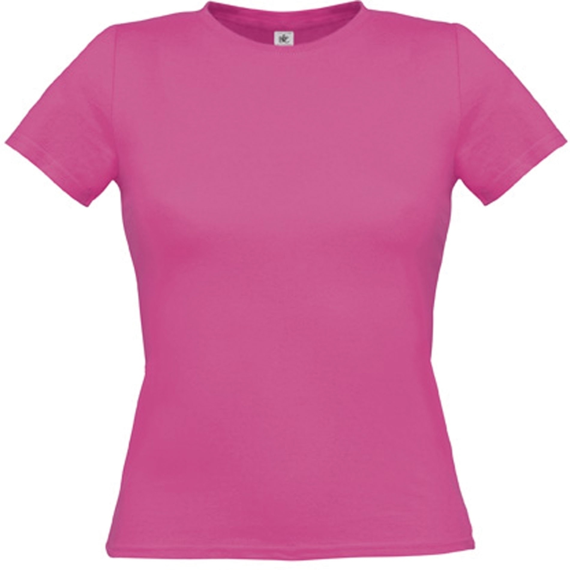 T-SHIRT FEMME WOMEN-ONLY Fuchsia Rose, à personnaliser avec le logo de votre club. T-SHIRT FEMME WOMEN-ONLY Fuchsia Rose