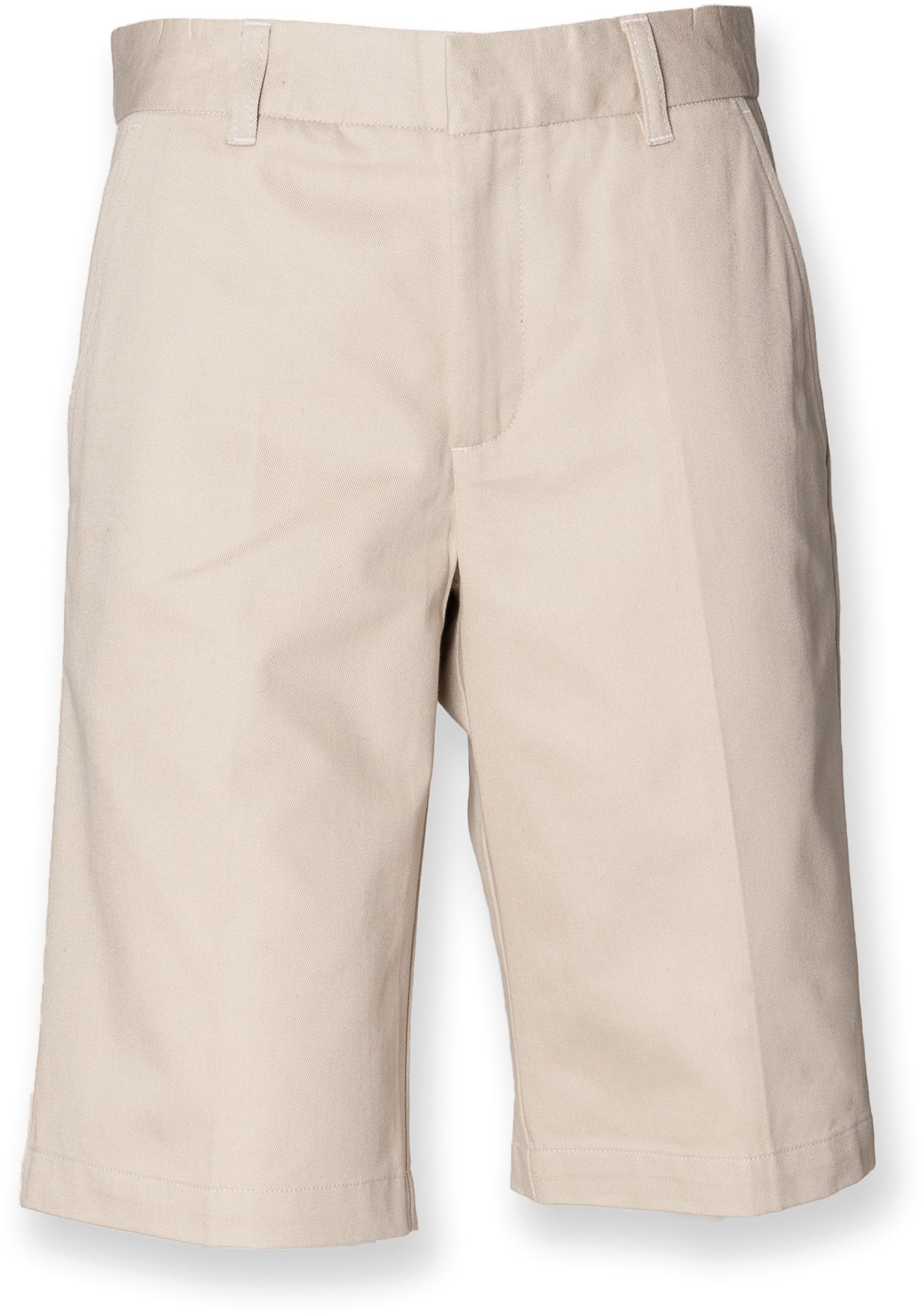 LADIES CHINO SHORT _Bermuda femme avec traitement teflon Stone Gris, à personnaliser avec le logo de votre club. LADIES CHINO SHORT _Bermuda femme avec traitement teflon Stone Gris