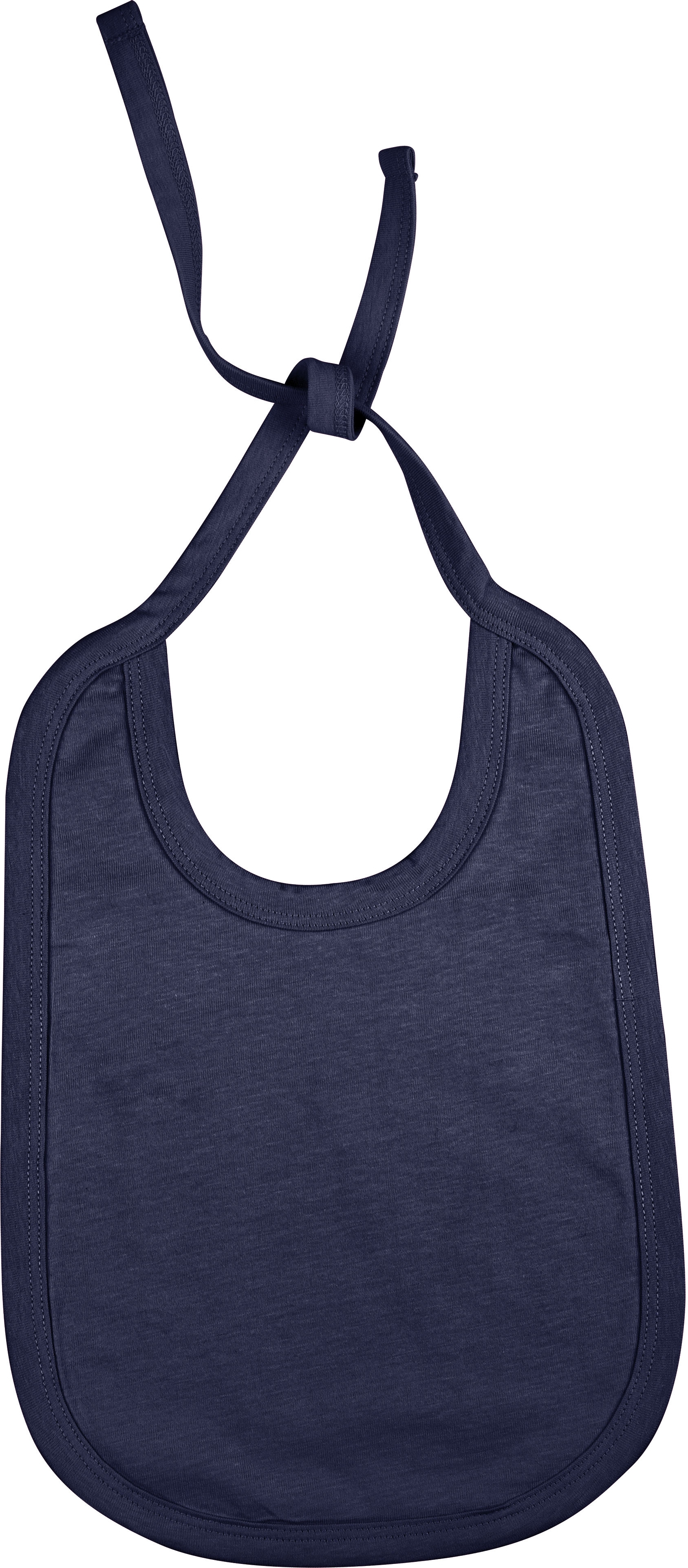 BAVOIR COTON BÉBÉ Navy Bleu, à personnaliser avec le logo de votre club. BAVOIR COTON BÉBÉ Navy Bleu