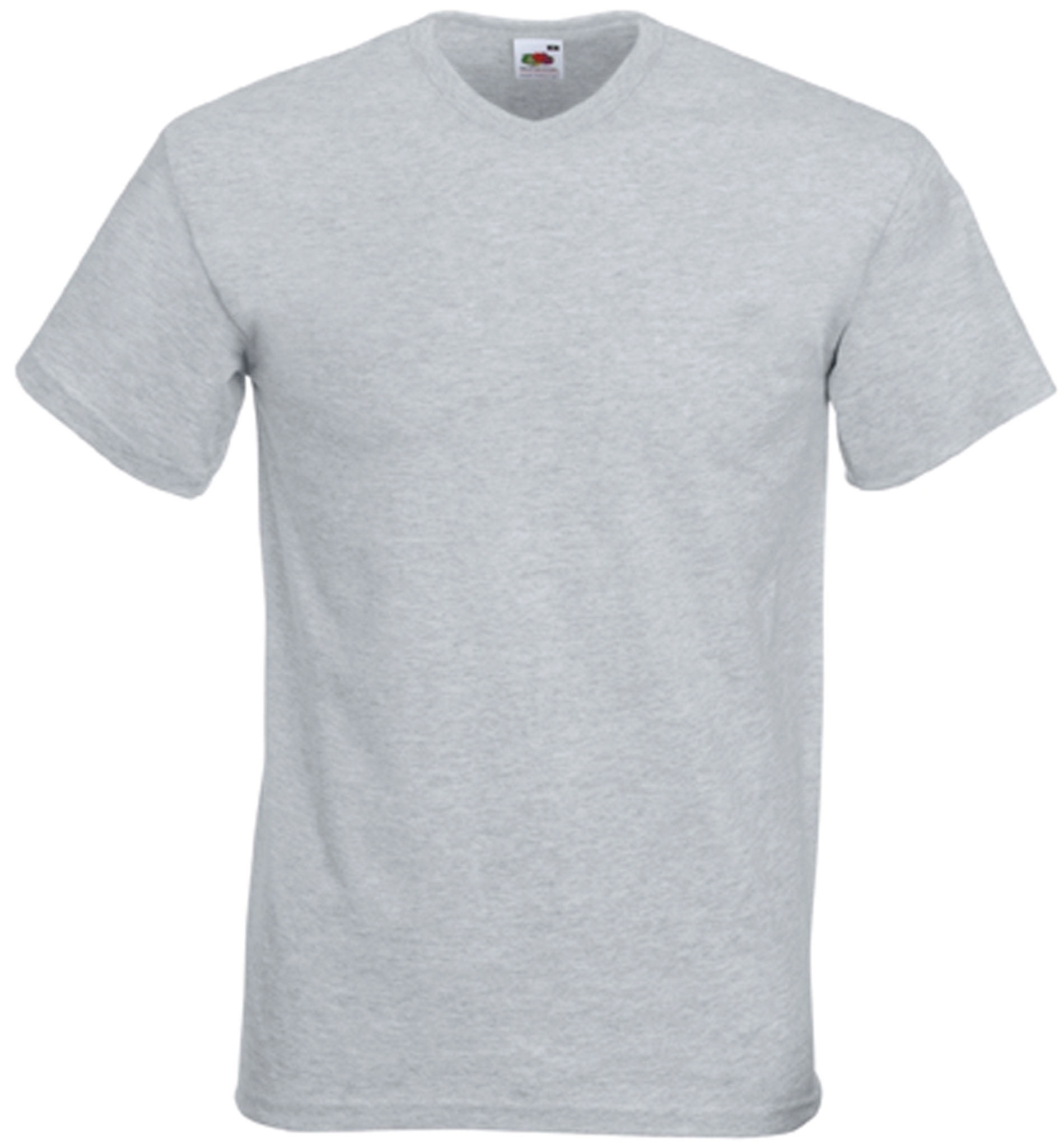 T-SHIRT HOMME COL V VALUEWEIGHT (61-066-0) Heather Grey Gris, à personnaliser avec le logo de votre club. T-SHIRT HOMME COL V VALUEWEIGHT (61-066-0) Heather Grey Gris