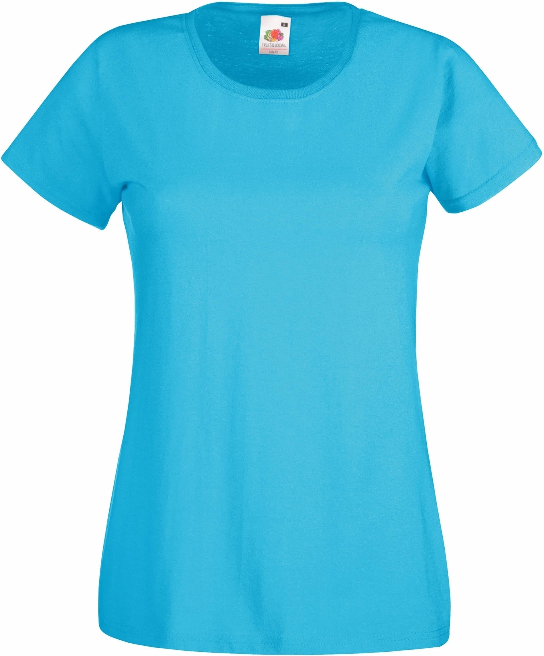 T-shirt valueweight women (61-372-0) Azur Blue Bleu, à personnaliser avec le logo de votre club. T-shirt valueweight women (61-372-0) Azur Blue Bleu