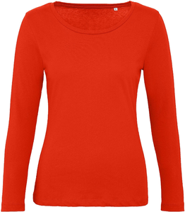 T-shirt bio femme manches longues