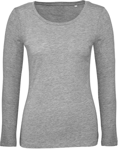 T-shirt bio femme manches longues