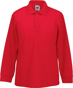 Polo enfant 65/35 manches longues