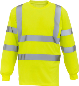 T-shirt haute visibilité manches longues