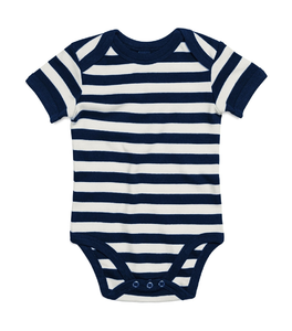 Baby Striped Short Sleeve Bodysuit