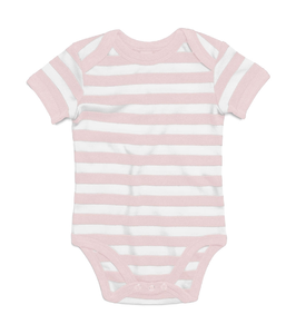 Baby Striped Short Sleeve Bodysuit