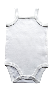 Baby Organic Strap Vest Bodysuit