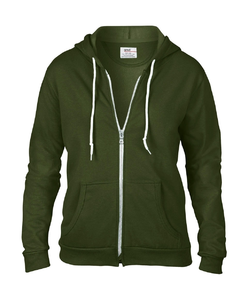 Women`s Fashion Full-Zip Hooded Sweat