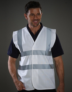 Hi Vis 2 Band & Brace Waistcoat