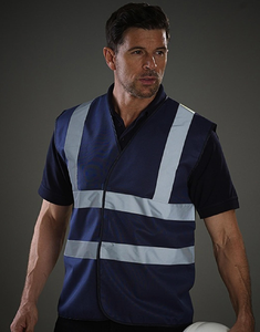 Hi Vis 2 Band & Brace Waistcoat