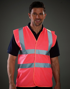 Hi Vis 2 Band & Brace Waistcoat