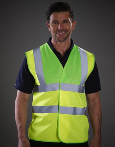 Hi Vis 2 Band & Brace Waistcoat