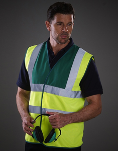 Hi Vis 2 Band & Brace Waistcoat
