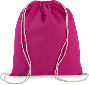 Petit sac ? dos en coton bio avec cordelettes
