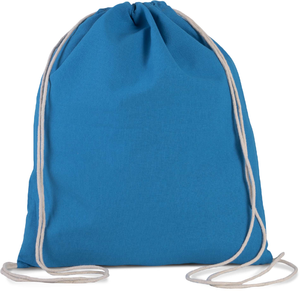 Petit sac ? dos en coton bio avec cordelettes