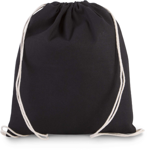 Petit sac ? dos en coton bio avec cordelettes