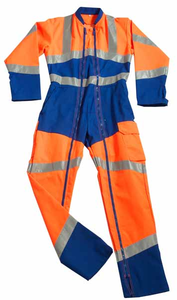 Combinaison 2 ZIP HV Fluo Safe