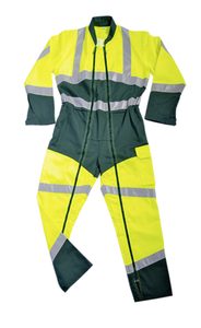 Combinaison 2 ZIP HV Fluo Safe