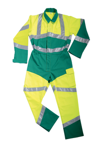 Combinaison 2 ZIP HV Fluo Safe