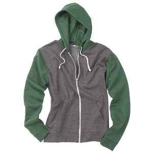 Sweat-shirt à capuche zippé Retro