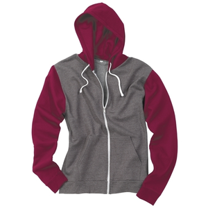 Sweat-shirt à capuche zippé Retro