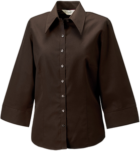 TENCEL LADIES SHIRT _Chemise femme cintrée manches 3/4 en tencel®