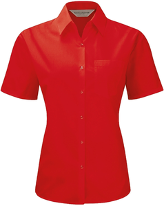 LADIES POPLIN SHIRT Chemise en popeline femme manches courtes